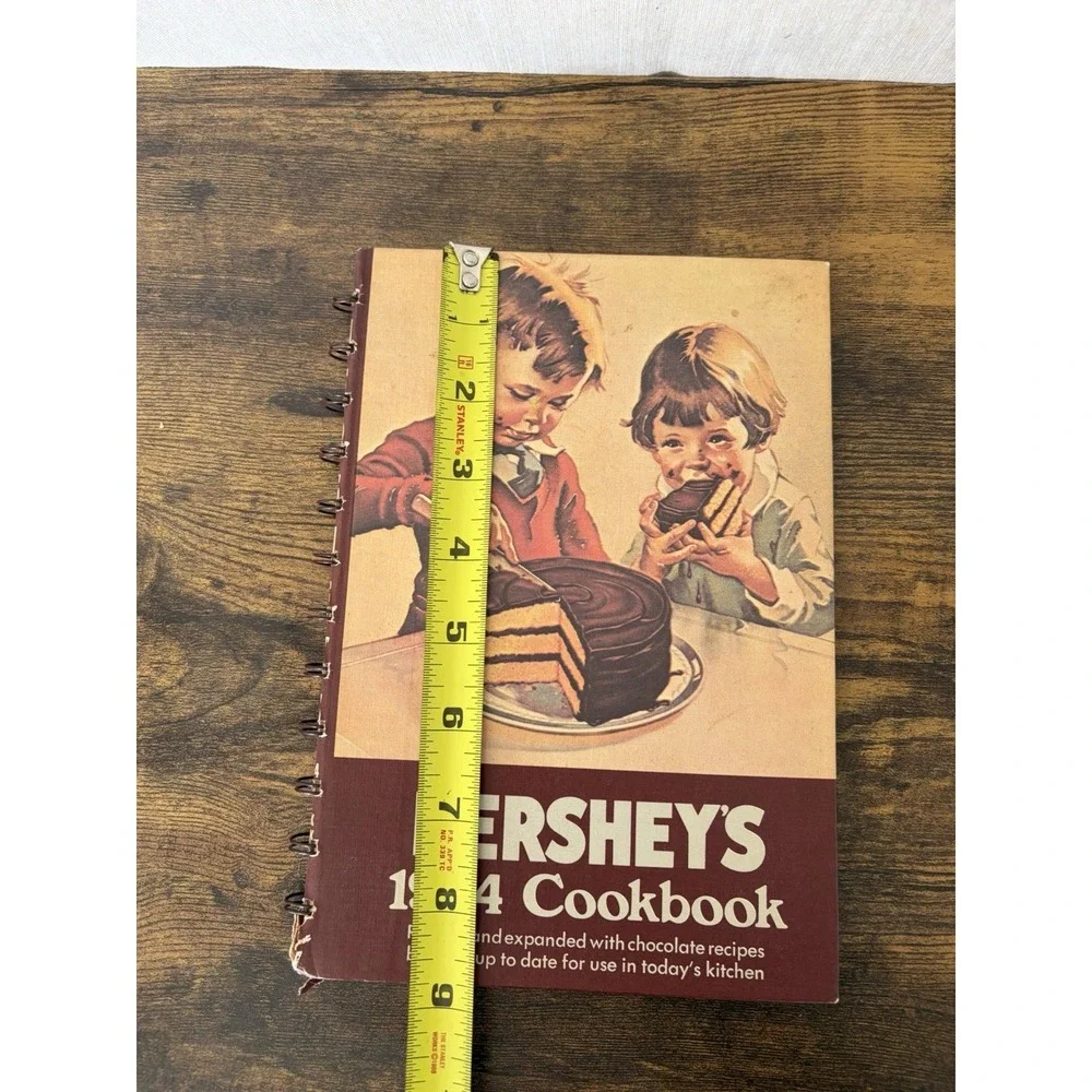 Hershey's 1934 Cookbook 1971 Spiral‎ Bound Hershey Chocolate Recipes Advertising